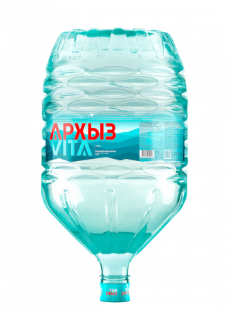 Вода питьевая минеральная Архыз Vita, 19 литров для кулера, одноразовая тара